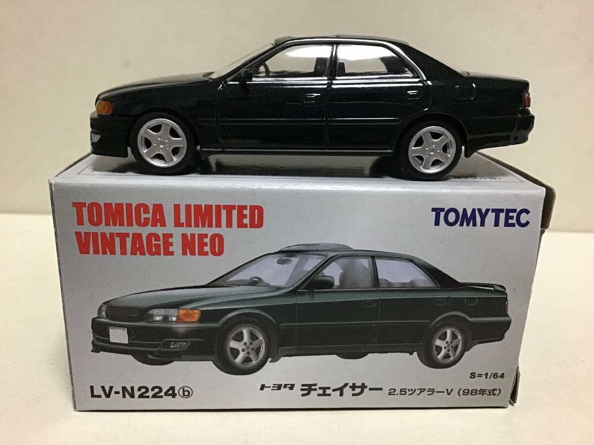トミカ リミテッドヴィンテージネオ LV-N224b トヨタ チェイサー 2.5ツアラーV 98年式 開封品拍卖