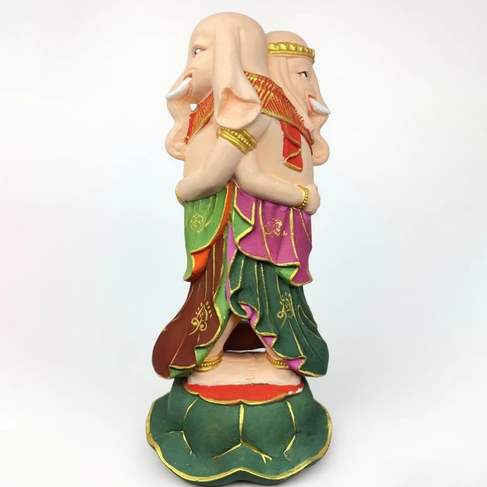 「81SHOP」 歓喜天 /彩絵 真言宗 仏像 20cm拍卖