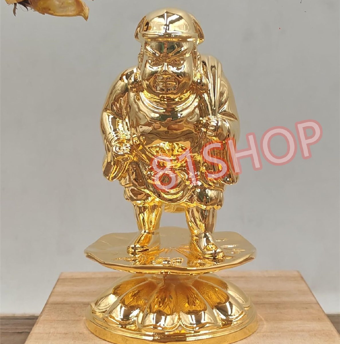 仏像 大黒天 大黒様 大国主 商売繁盛 大国主命 真鍮材質 天部 ご利益 仏教 密教 金運 財運 勝負運 開運 出世 事業 経営 会社10CM拍卖