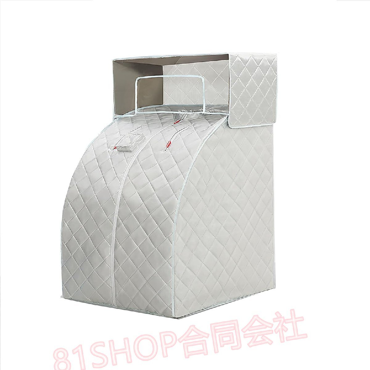 「81SHOP」家庭用サウナ 自宅サウナ 1000W折りたたみ 80x70x120cm 大容量 一人用 高保温性 蒸気サウナ 全身スチーム リモコン付き 美容 発拍卖