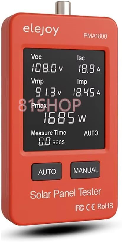 PVパネルマルチメーター、ソーラーパネルMPPTパワーメーターテスター拍卖