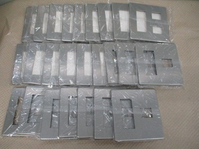 未使用品 National/松下電工 新金属プレート スイッチプレート WN6505 WN6574 計25枚 エ-41拍卖