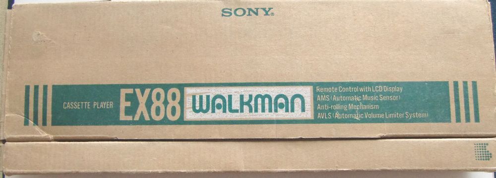 ○ウォークマン/ソニー/WALKMAN/SONY/WM-EX88/SONY/カセットプレイヤー/箱付/ジャンク品拍卖