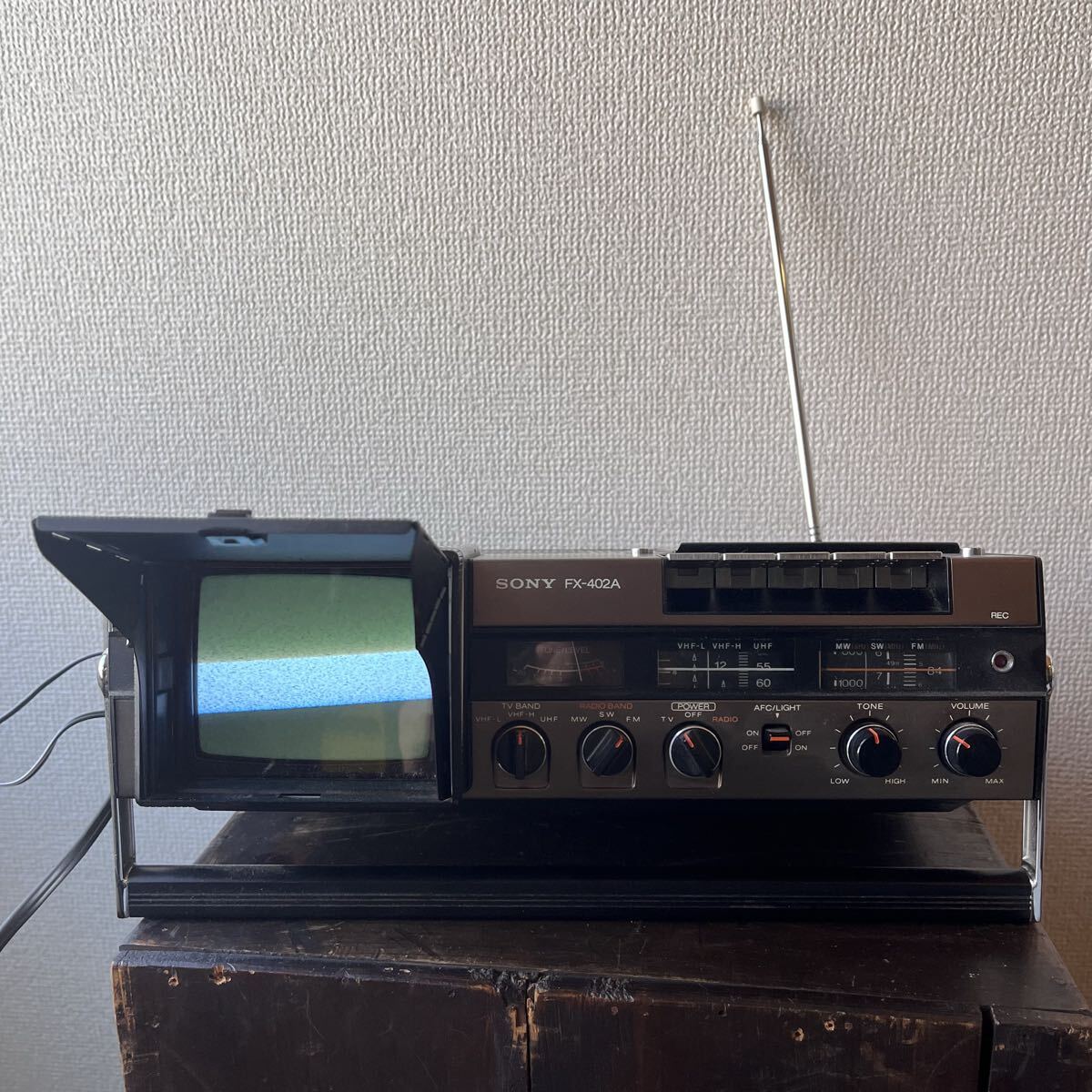 希少 SONY ソニー ラジオカセットレコーダー FX-402A オーディオ機器 ラジカセ 1978年製 拍卖