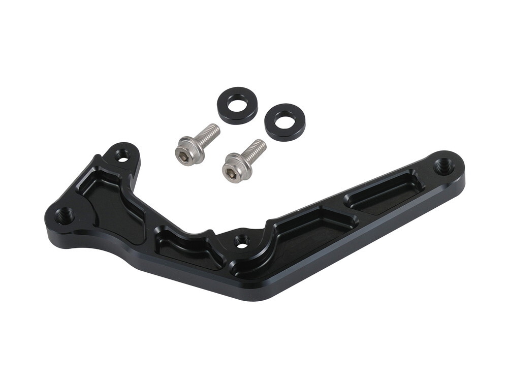 シグナスX-SR(2016-2018/BF91-BF94)用リア キャリパーサポート For ブレンボ2pods+ノーマルローター(ブラック)_シフトアップ拍卖