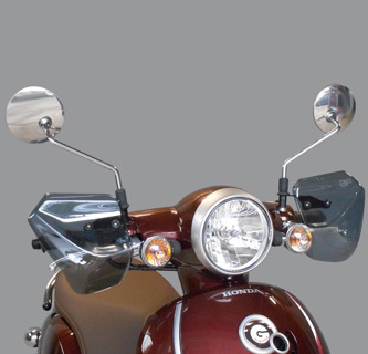 スーパーカブ50/110(AA09/JA44)用 ナックルバイザー/ハンドガード(スモーク)_アサヒ/AF-ASAHI拍卖