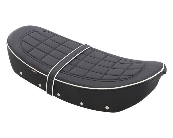 ダックス125/Dax125(JB04)用 カスタムシート(ホワイトパイピング)|キタコ拍卖