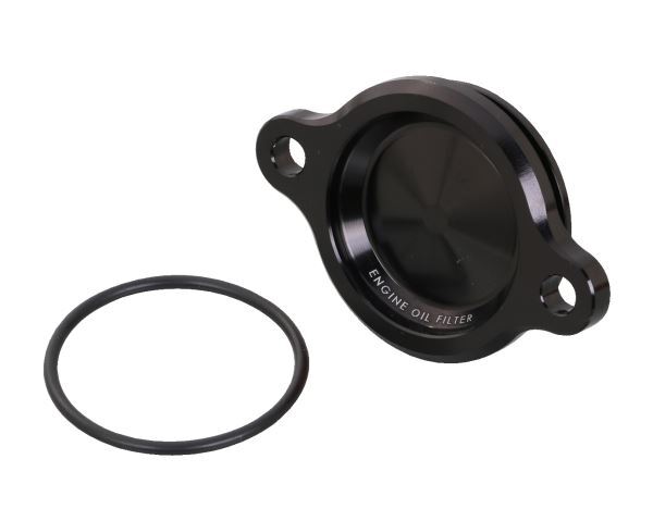 スーパーカブC125(JA58)用 オイルフィルターカバー(タイプ1/ブラック)|キタコ拍卖