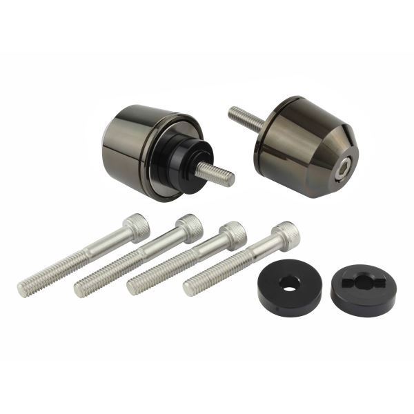 PCX125/PCX150(2018-2021) 用 ミドルウェイトバーエンドキャップ M6タイプ ブラッククローム|ポッシュフェイス/POSH拍卖