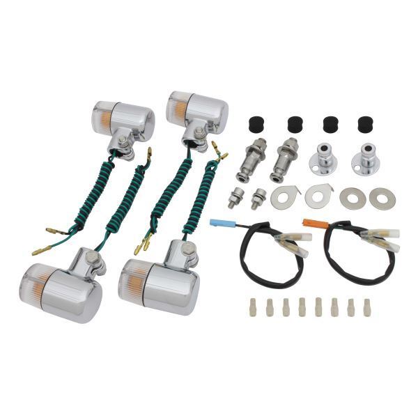 CB1100/CB1100EX(2010-2014) 用 71タイプ ウインカーKIT メッキボディ/クリアーレンズ|ポッシュフェイス/POSH拍卖