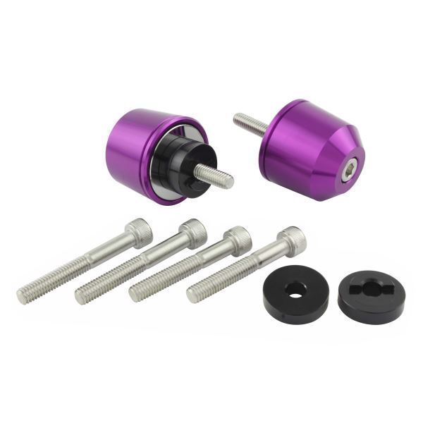 PCX125/PCX150(2018-2021) 用 ミドルウェイトバーエンドキャップ M6タイプ ブルーベリー|ポッシュフェイス/POSH拍卖