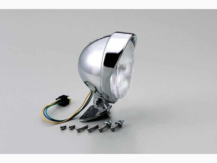 エリミネーター250V(98-07/VN250A)用 5.5ベーツバイザー・ヘッドライトkit(メッキ)|ハリケーン拍卖