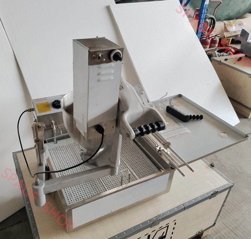 電動 業務用ドーナツ製造機 ドーナツメーカー ドーナツフライヤー 厚さ調節可能 単相 100V_業務用拍卖