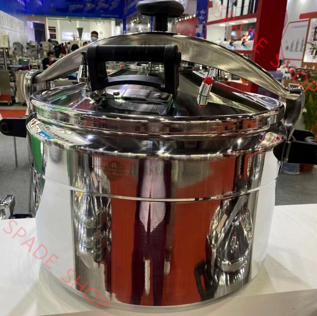 圧力鍋 大型 厨房機器 重ねふた式両手 ラーメン屋 料理屋さん 業務用 家庭用 45L拍卖