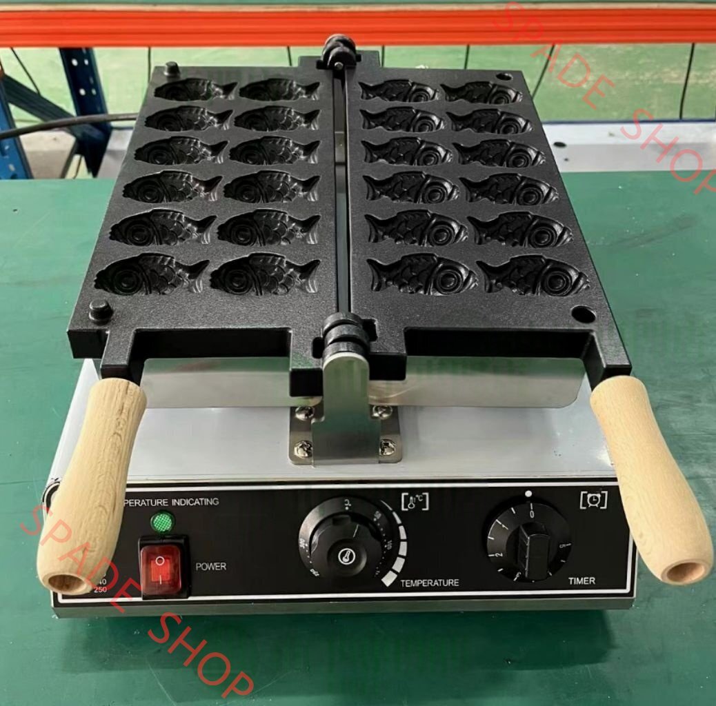 電気 ミニたい焼機 ミニたい焼き器 12匹焼ける!タイ焼き 鯛焼き 単相100V_業務用_店舗用品拍卖