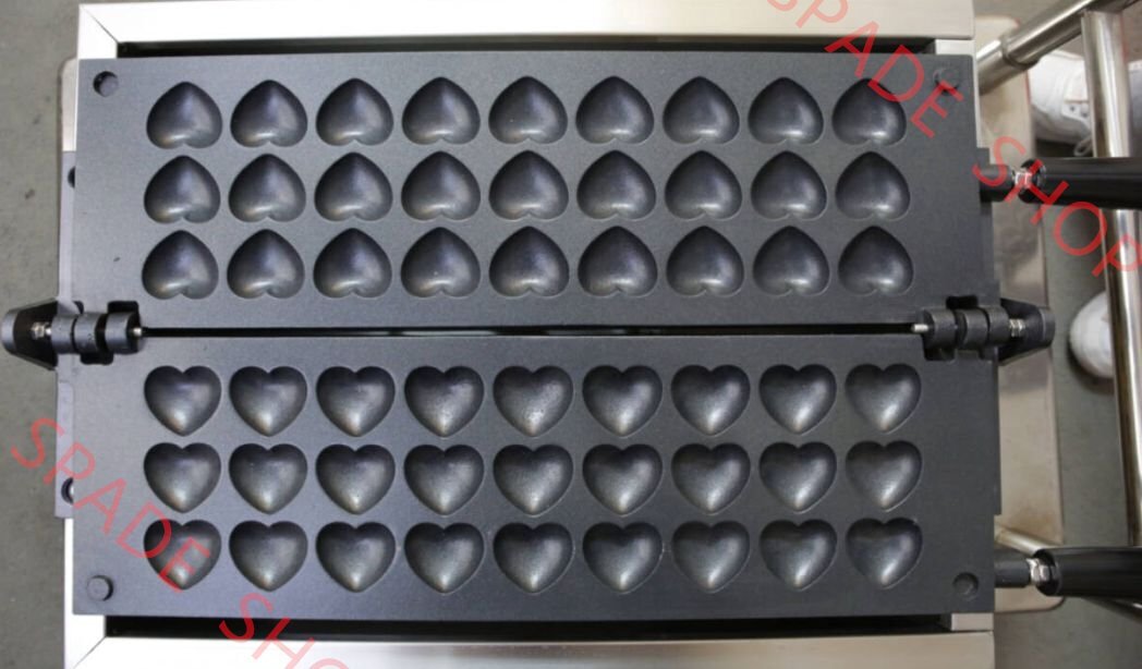 業務用 ハートのベビーカステラ 2 7個を焼 最新式テフロン加工済 単相 2 00V 厨房業務飲食店舗.拍卖