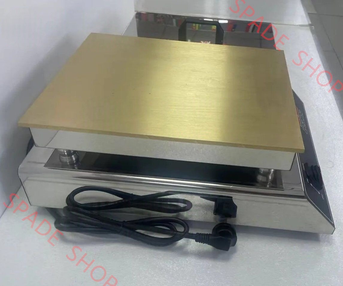 電気銅板グリドル ホットステージ ホットケーキ焼き機 34×46×17cm 鏡面ステンレス 単相 100V拍卖