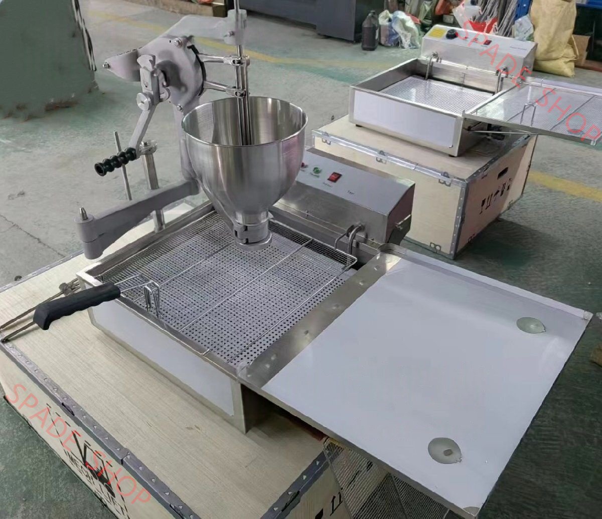 業務用ドーナツ製造機 ドーナツメーカー ドーナツフライヤー 手動 厚さ調節可能 単相 200V_業務用拍卖