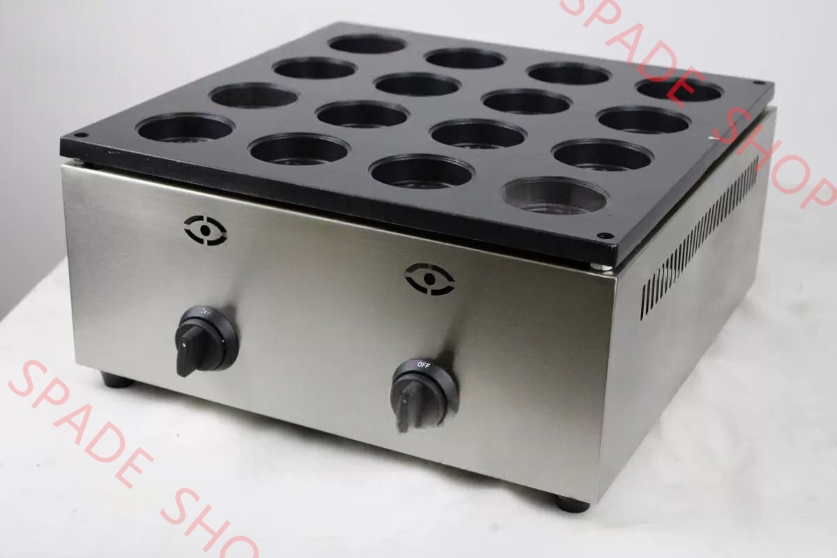 今川焼機 16穴 大判焼器 大判焼き 大判焼機 回転焼き 焼き型が花型タイプ LPガス式_業務用_飲食店拍卖