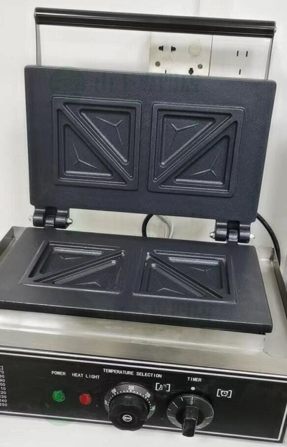 電気 ホットスナッカー ホットサンドメーカー 三角形 4個焼き 単相 100V _業務用_飲食店_店舗用品.拍卖