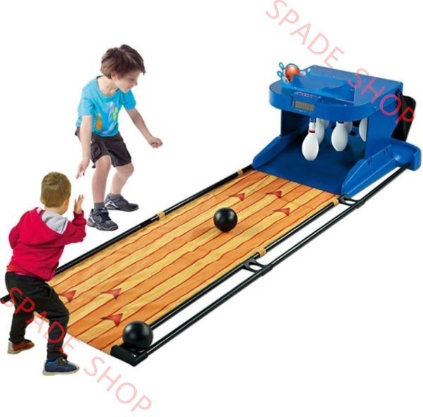 ミニボウリングゲーム 卓上ボウリングゲーム便利なピンセッター知育玩具屋内/屋外親子インタラクティブゲーム機子供用スポーツゲーム機 2m拍卖