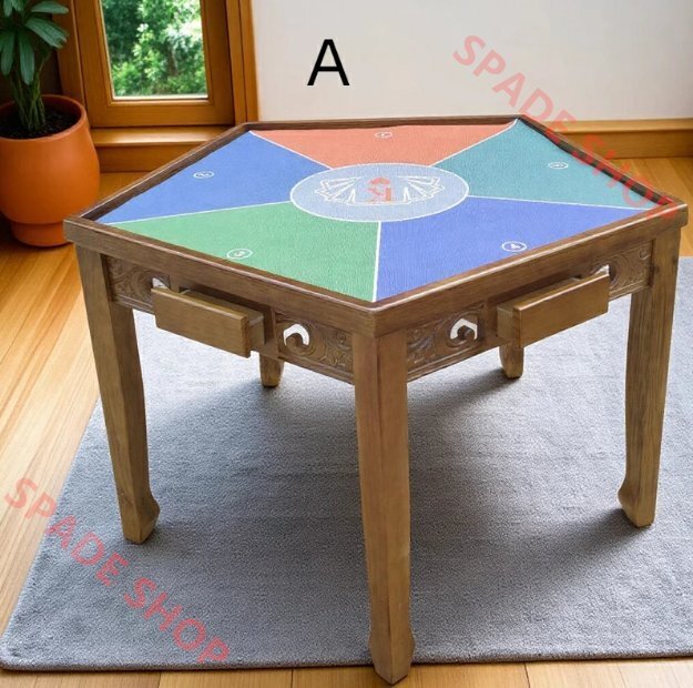 五角形テーブル/カードゲーム・ポーカー・グアンダン・ゴウジー・六角形テーブル・ドッグレッグテーブル・斗地主・保皇用 八角形テーブル拍卖