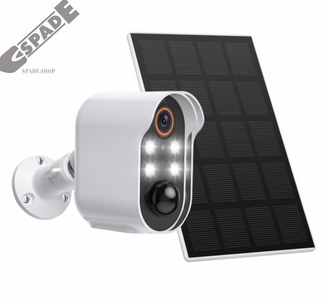 防犯カメラ 屋外 ソーラー 100%ワイヤレス 300万画素 PIR人体検知 夜間カラー撮影 監視カメラ 屋外 双方向通話 発光威嚇 IP65防水拍卖