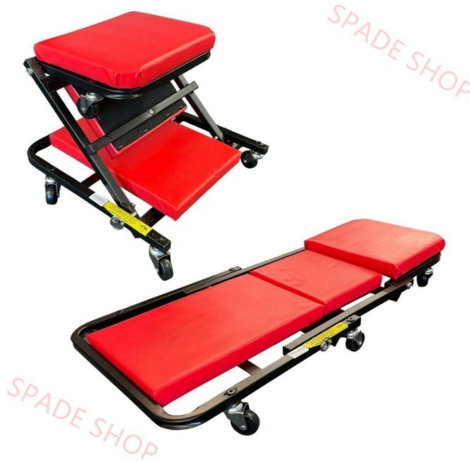 高品質!36 インチ 車両修理用スライドボード 自動車整備 保守 修理ツール 座り横たわり両用 キャスター付き拍卖