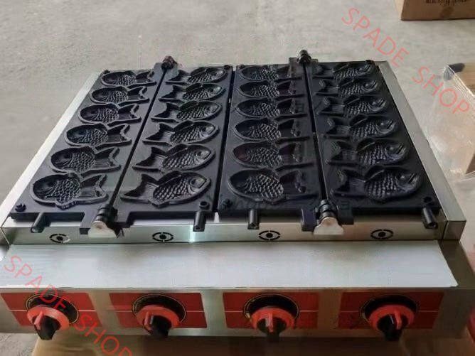 LP ガスのたい焼き器 6 匹 ×2 連 12 匹焼ける鯛焼き器_業務用_厨房機器_飲食店_店舗用品_屋台拍卖