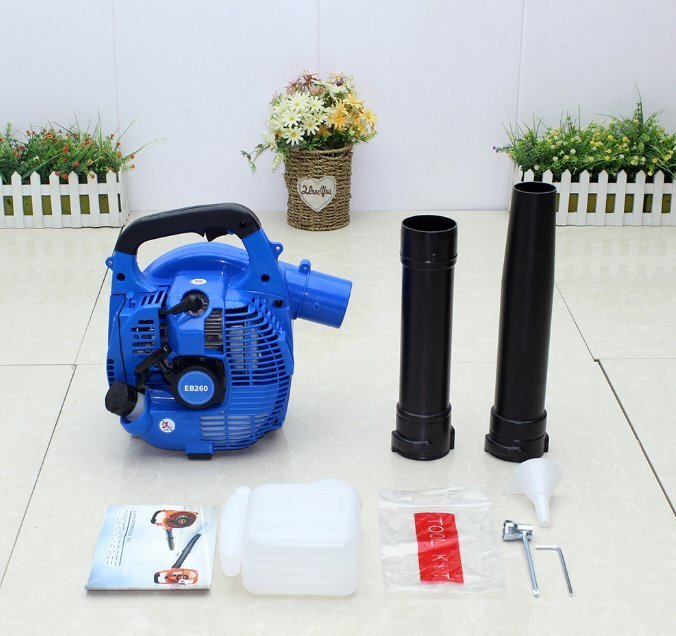 【即納】 エンジンブロア 25.4cc ブロワ 強力ハイパワー 軽量 ブロワ ブロア 落ち葉吹き飛ばし ストラップ付き ブルー拍卖