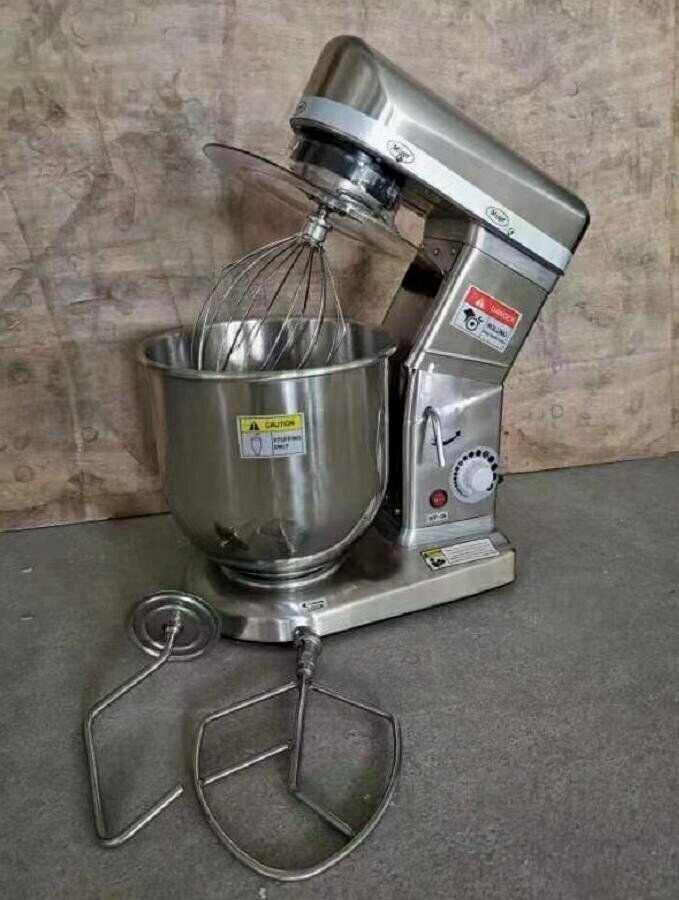 多機能スタンドドウミキサー プラネタリーミキサー パン生地 10L 3段階のスピード調節機能 200V拍卖