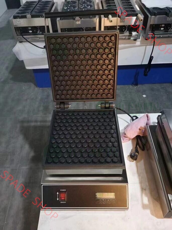 ハチの巣 ワッフル マシン ワッフルメーカー ス デジタルディスプレイ付き 単相 1 00V_業務用拍卖