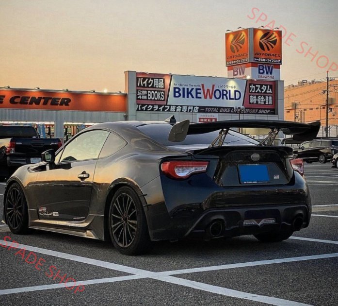 新品 GTウイング スバル BRZ トヨタ 86 ZC6 ZN6 リアスポイラー リアウイング GT スポイラー トランクカナード カーボン調拍卖