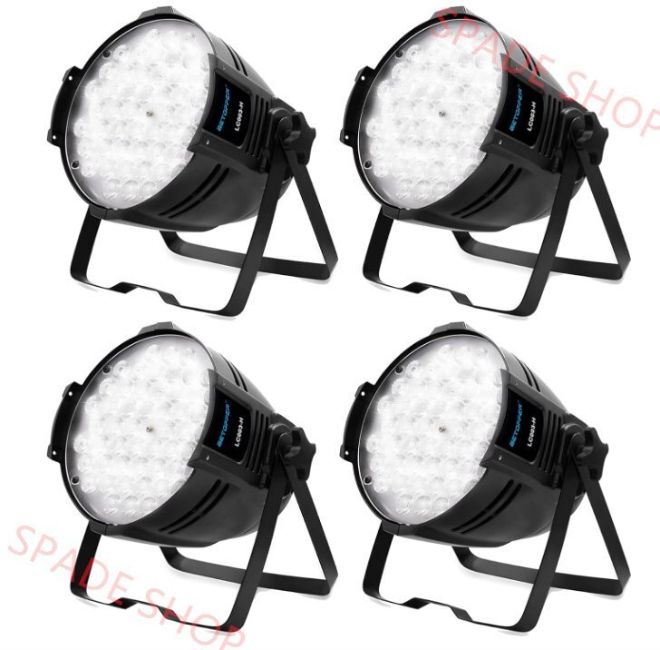 4個セット 舞台照明 54*2W COB スポットライト ステージライト ステージストロボ効果照明 DMX512 2/4CH パーティライト クラブライト拍卖