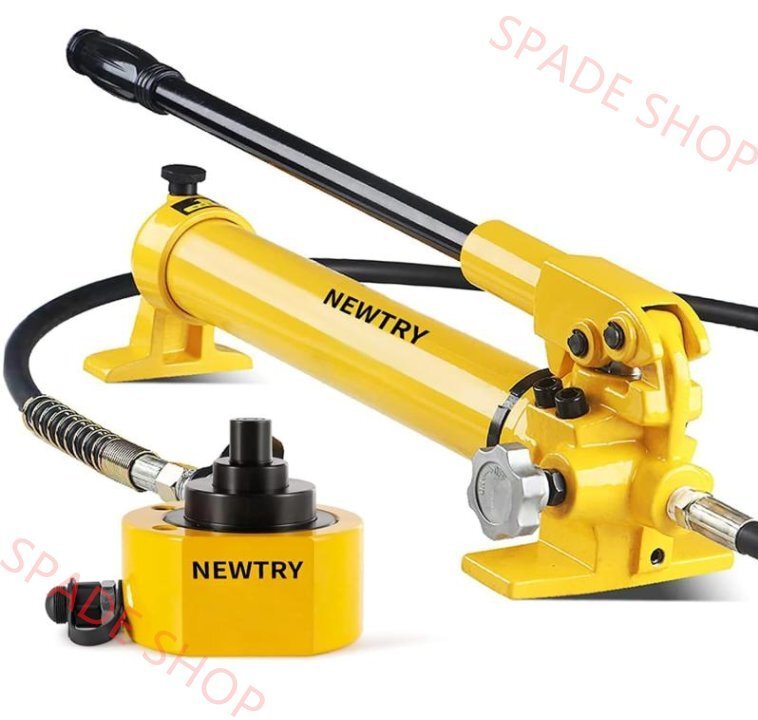 油圧ジャッキ 多段式 フラット ジャッキ ボトルジャッキ 10トン 総ストローク26mm 油圧 ラムシリンダー セパレート 軽量 コンパクト CP-180拍卖