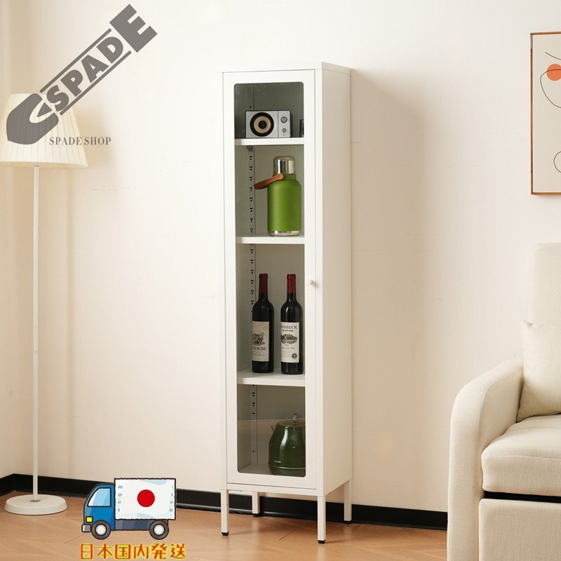 【国内発送】キャビネット スリム リビング収納 キッチン収納 隙間収納 すき間収納 サイズ:幅35*奥行30*高さ150CM ホワイト拍卖