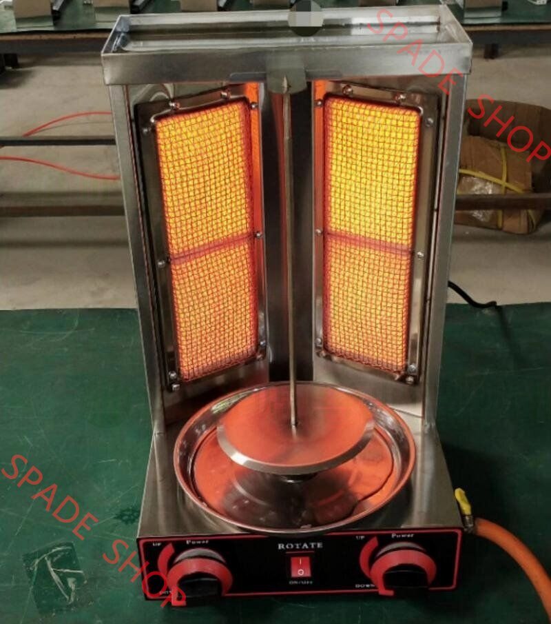 ケバブグリル LPガス グリルバーナー 自動回転 電動 100Vカウンターバーケバブ業務用店舗用品拍卖