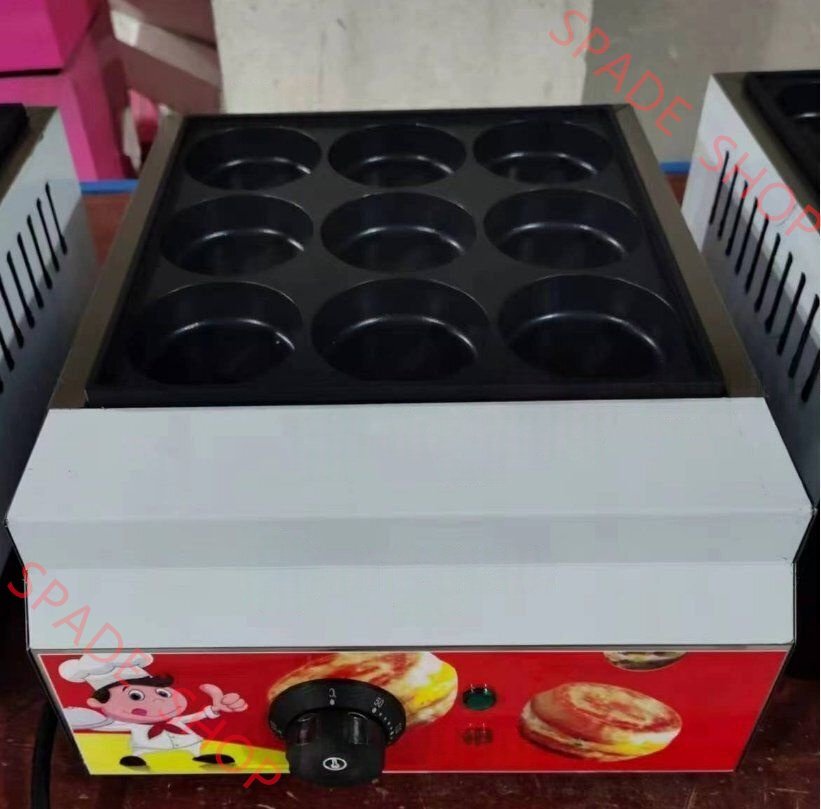 今川焼機 9穴 大判焼器 大判焼き 大判焼機 回転焼き 単相 200V 厨房_業務_店舗拍卖