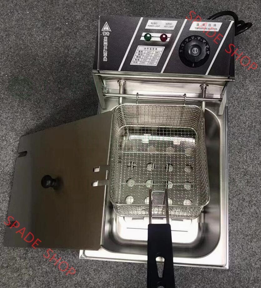 卓上型 電気フライヤー 1槽式 6L 揚げ物天ぷら 単相 100V 厨房_業務_飲食_店舗_ピザ拍卖