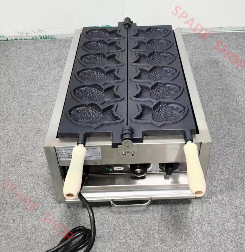 電気 たい焼き器 6匹 6匹焼ける! 鯛焼き器 単相 100V_厨房機器_飲食店_店舗用品拍卖