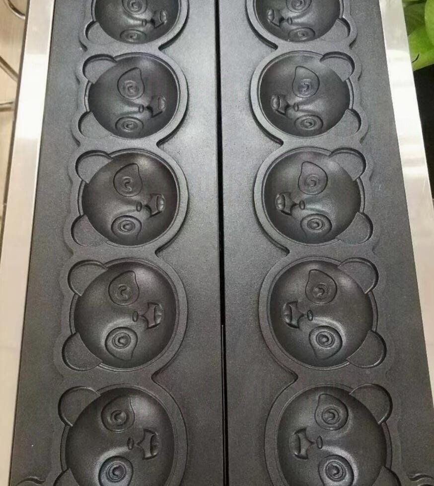 LPガス クマ型 ワッフルベーカー 小さなクマのワッフルメーカー 5個焼き LPガス式_業務用拍卖