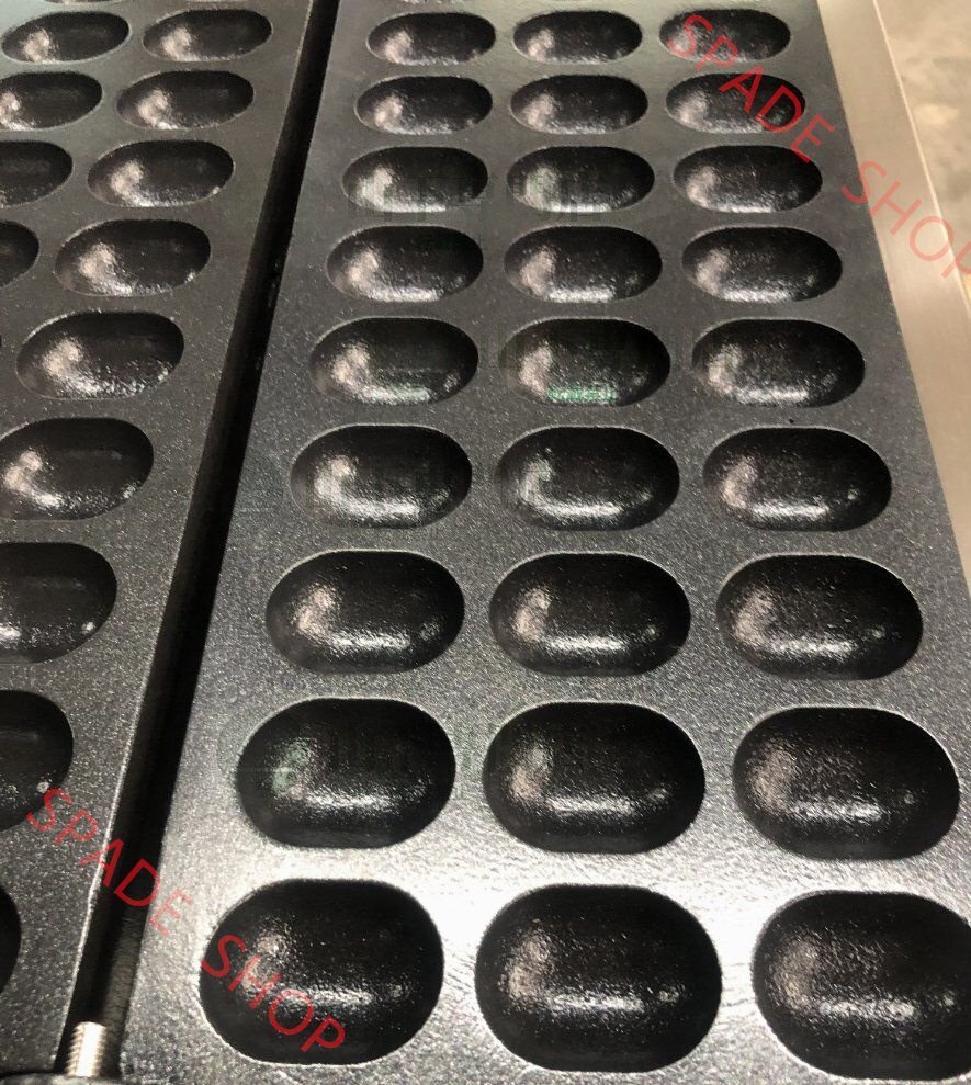 電気 俵型ベビーカステラ 36穴焼き器 万能焼き 最新式テフロン加工済 単相100V_業務用_厨房機器拍卖