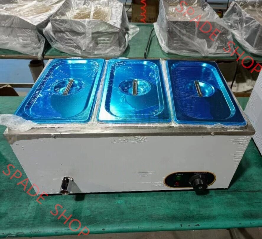 電気フードウォーマー 食材保温 卓上ウォーマー 湯煎式 厨房用品 3杯 単相 100V_業務用_厨房機器拍卖