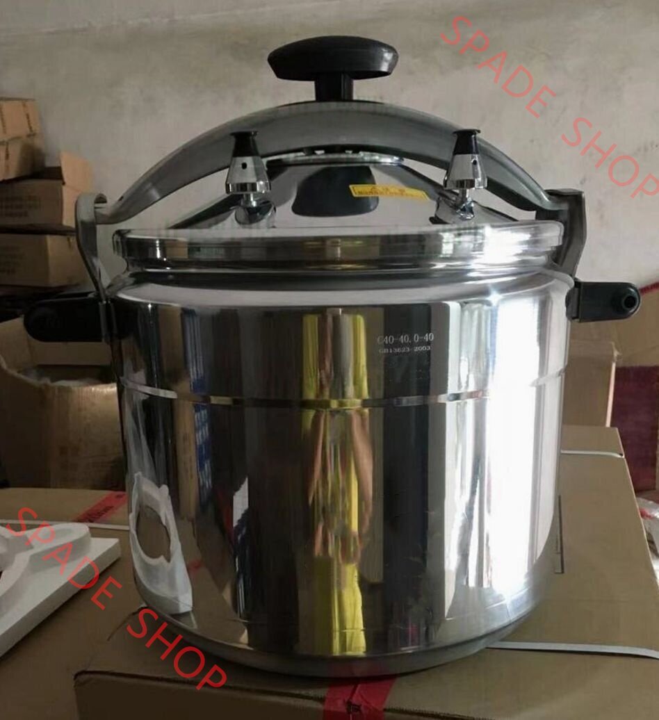 圧力鍋 大型 厨房機器 重ねふた式両手 ラーメン屋 料理屋さん 業務用 家庭用 40L拍卖
