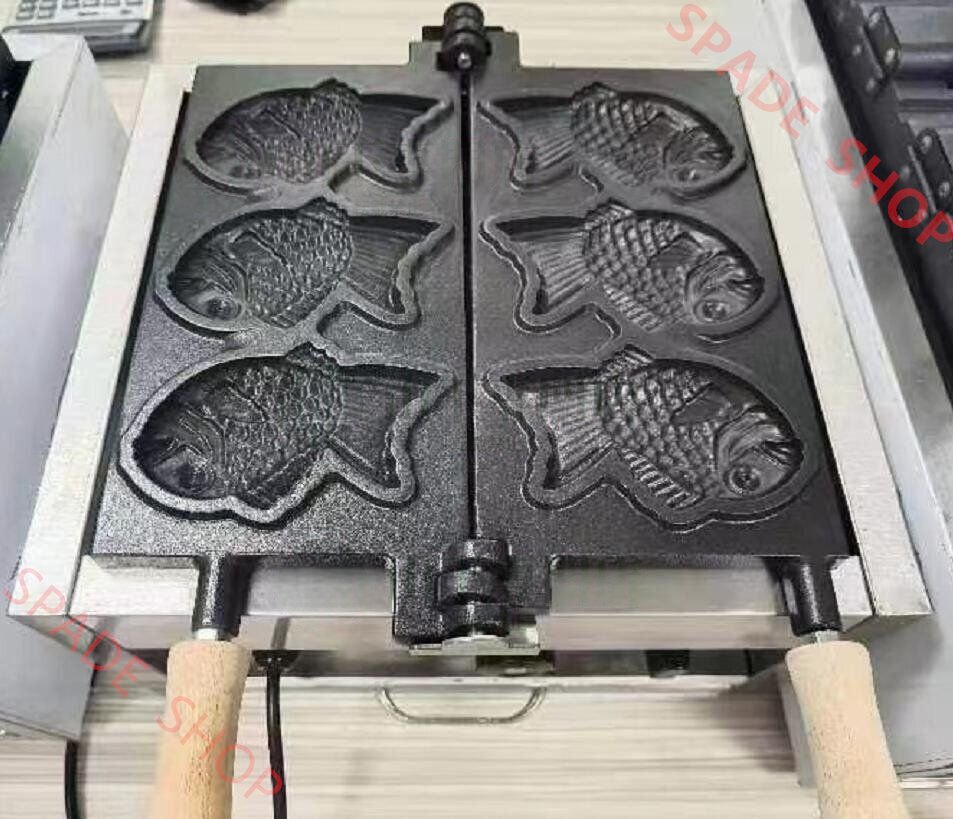 電気 たい焼き器 3匹 3匹焼ける!鯛焼き器 電気式 単相 1 00V _厨房_業務_飲食_店舗拍卖