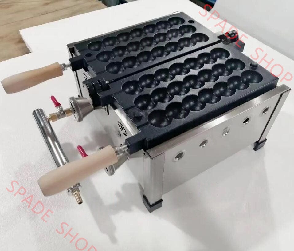 LPガス 串焼き エッグ バブル ベビーカステラメーカー 3串 21ピース LPガス式_飲食店_屋台_出店拍卖