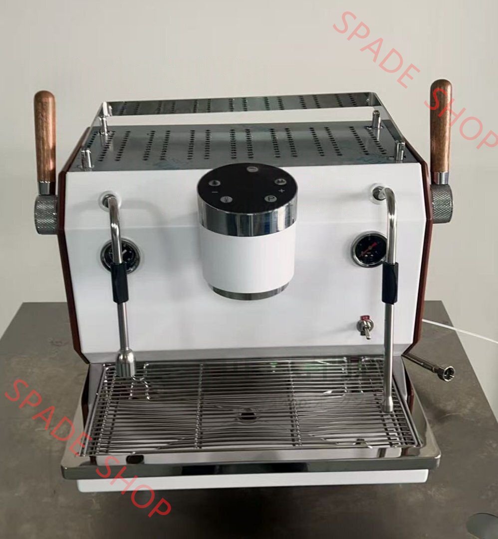 業務用 セミオートエスプレッソマシン デュアルボイラーシステム ホワイト 単相 2 00V拍卖