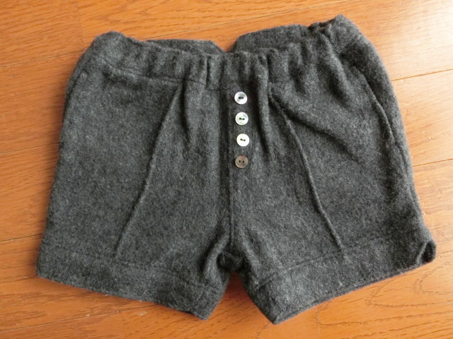 美品◆日本製高級子供服◆リシェス◆ウールパンツ◆80拍卖