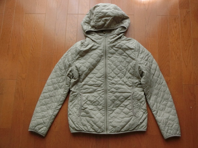 良好◆ユニクロ◆キルティング裏ボア生地ジャンパーブルゾンパーカー◆M拍卖