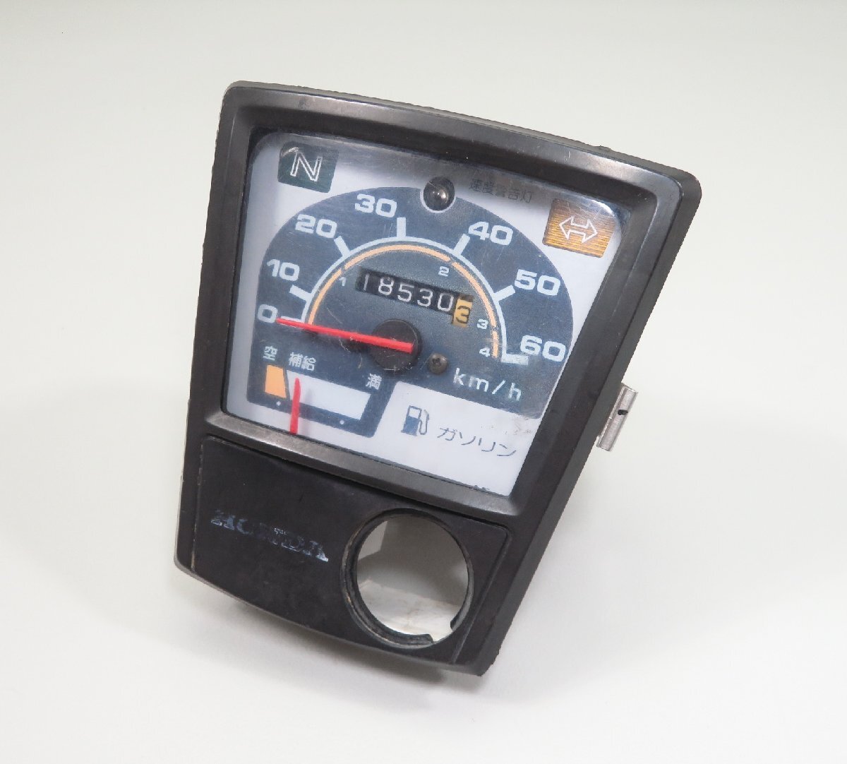 ④スーパーカブ50カスタム/AA01 セル付 純正 スピードメーター 検 ノーマル 1 C50 C70 C90 HA02拍卖